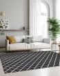York YO1 Black Area Rug