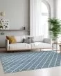 York YO1 Sky Blue Area Rug