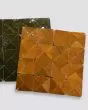 Zagora Caramel Glossy Glazed Ceramic Triangle Mosaic Tile