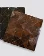 Zagora Maroon Glossy Glazed Ceramic Triangle Mosaic Tile
