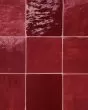 Zagora Rouge Glossy Glazed Ceramic 4x4" Field Tile