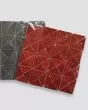 Zagora Rouge Glossy Glazed Ceramic Triangle Mosaic Tile