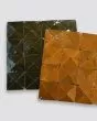 Zagora Vert Mousse Glossy Glazed Ceramic Triangle Mosaic Tile