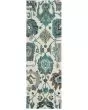 Zahra 75503 Ivory/Blue Area Rug