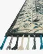 Zharah ZR-02 Teal/Grey Area Rug
