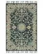 Zharah ZR-02 Teal/Grey Area Rug