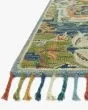Zharah ZR-11 Blue/Multi Area Rug