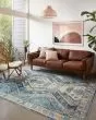 Zion ZIO-02 Ocean/Gold Area Rug