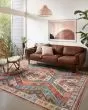 Zion ZIO-05 Red/Multi Area Rug