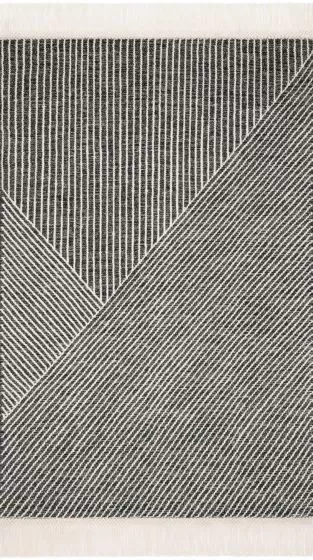 Newton NET-01 Charcoal/Ivory Area Rug