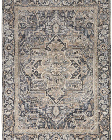 Moroccan Celebration KI381 Navy Area Rug