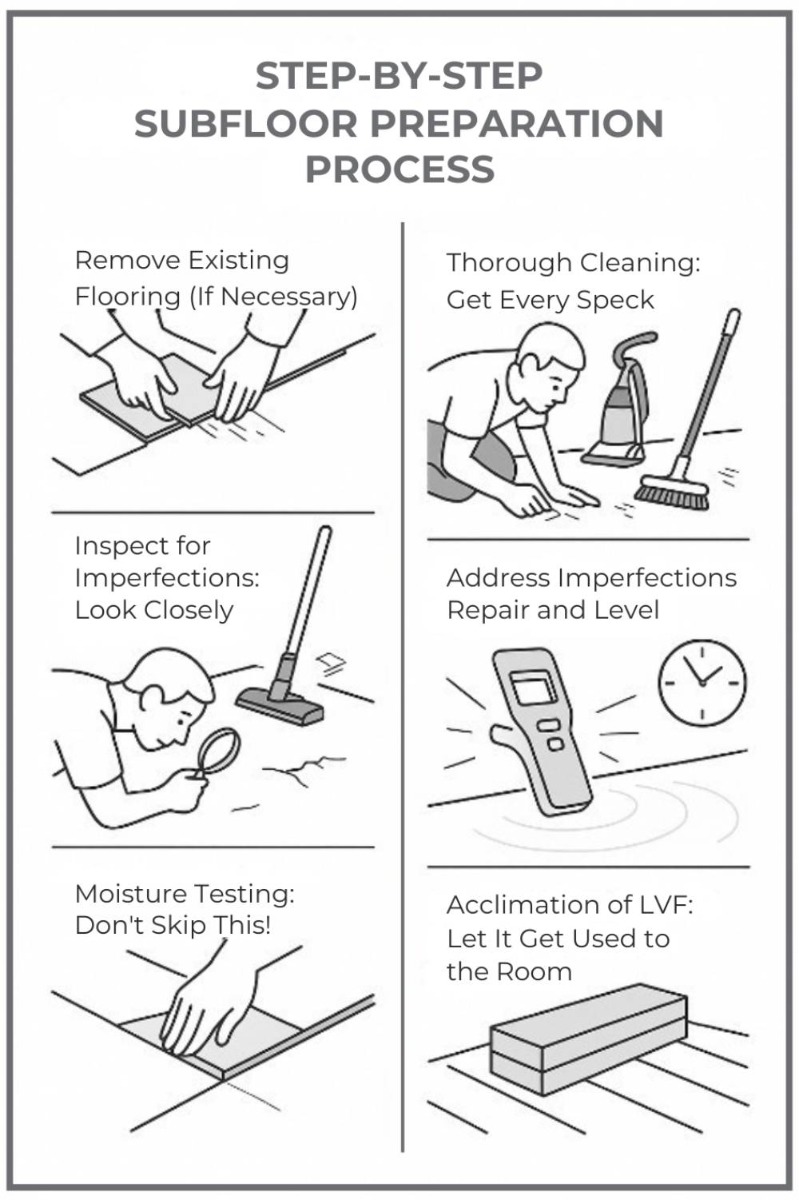 Step-by-Step Subfloor Preparation Process