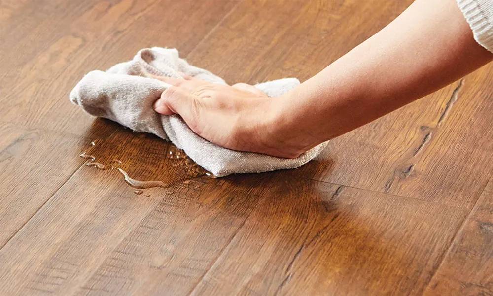Wipe Spills Immediately