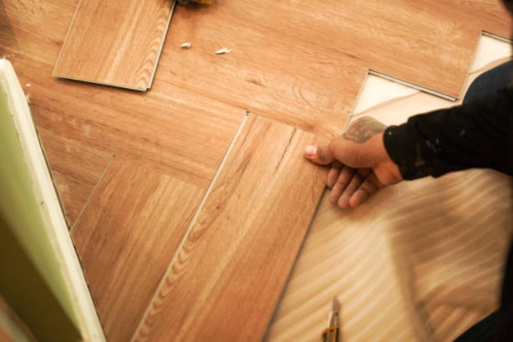 Improper Instalation Can Lead to Dents and Scratches in Vinyl Plank Flooring