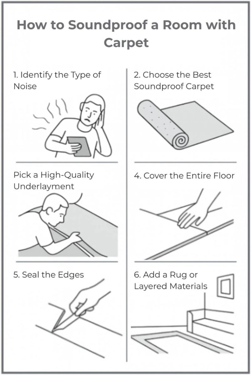 Soundproof a Room with Carpet