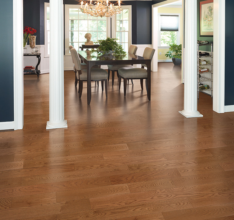 Hardwood Floor Dining Room