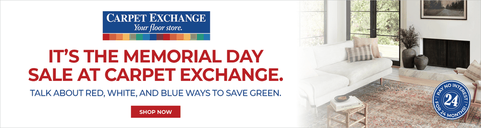 Memorial Day Flooring Sale at Carpet Exchange
