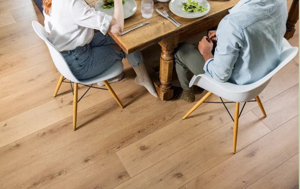 Luxury Vinyl Flooring Kitchen Scene