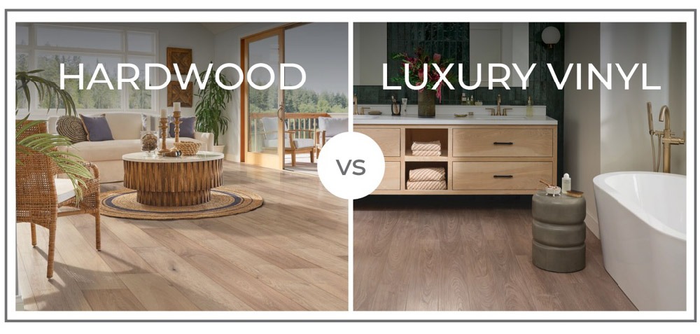 Luxurt Vinyl Flooring vs. Hardwood Flooring