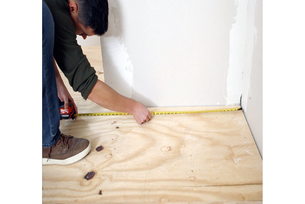 Sub floor installation preparation