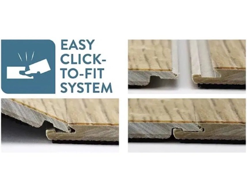 Click to fit locking systems