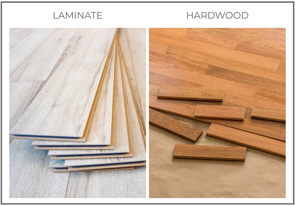 Laminate  vs. Hardwood