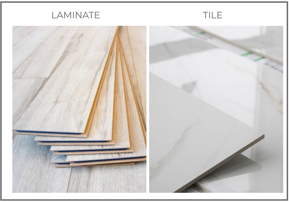  Laminate vs. Tile
